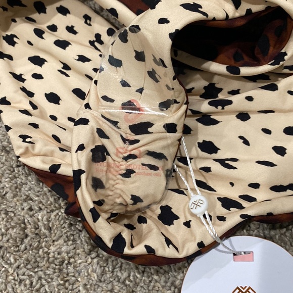 NWT PQ PILYQ SIZE M L WILD HEART REVERSIBLE BASIC RUCHED TEENY BOTTOMS - Picture 6 of 8